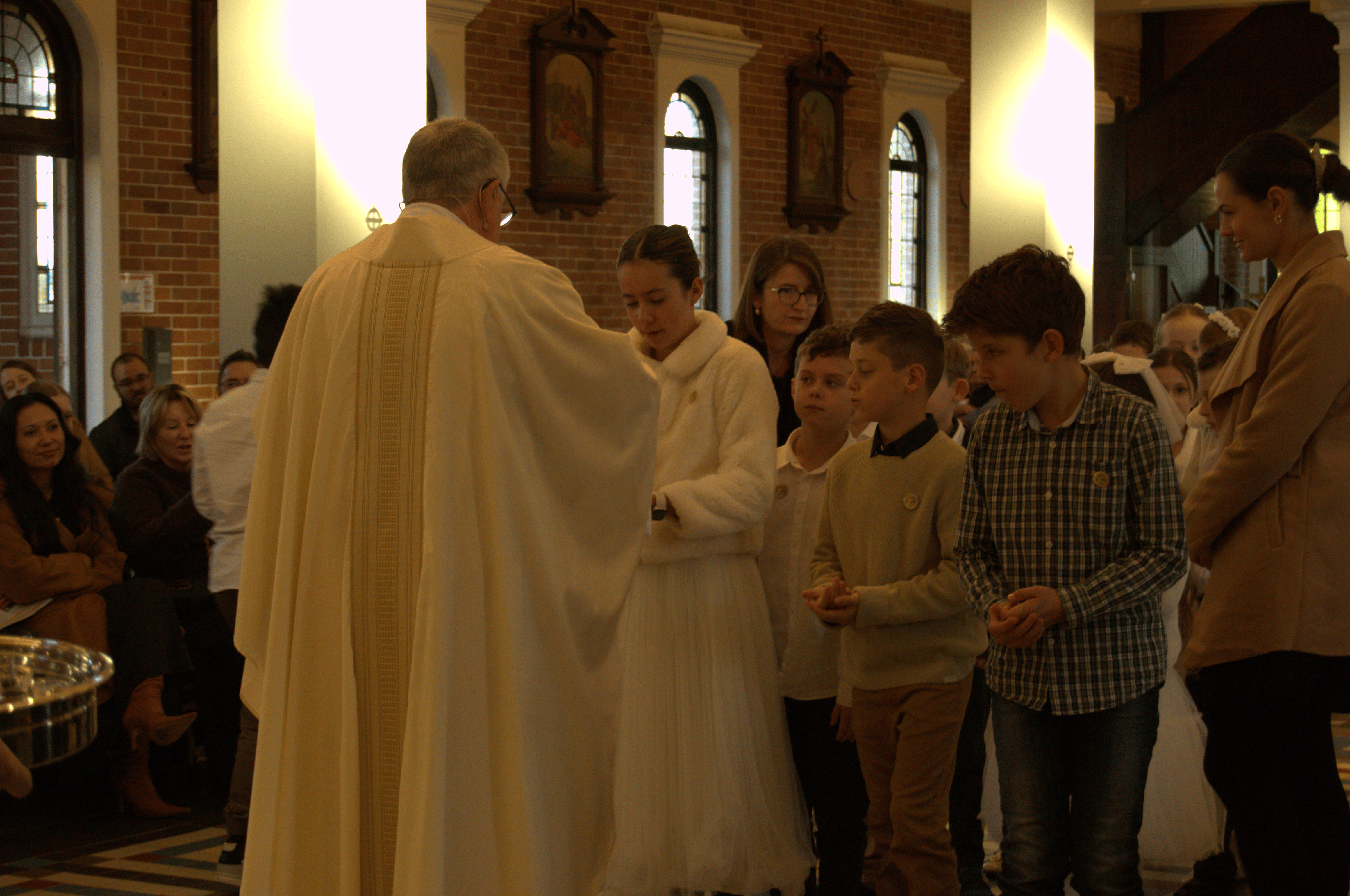 Holy Communion at Saints Peter and Paul Church
